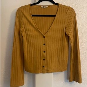 Madewell button front sweater/shirt